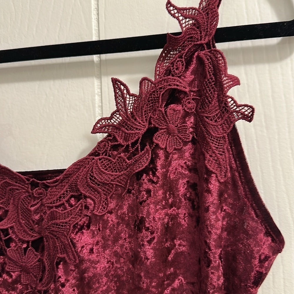 Crushed velvet tank top M - Picture 6 of 10